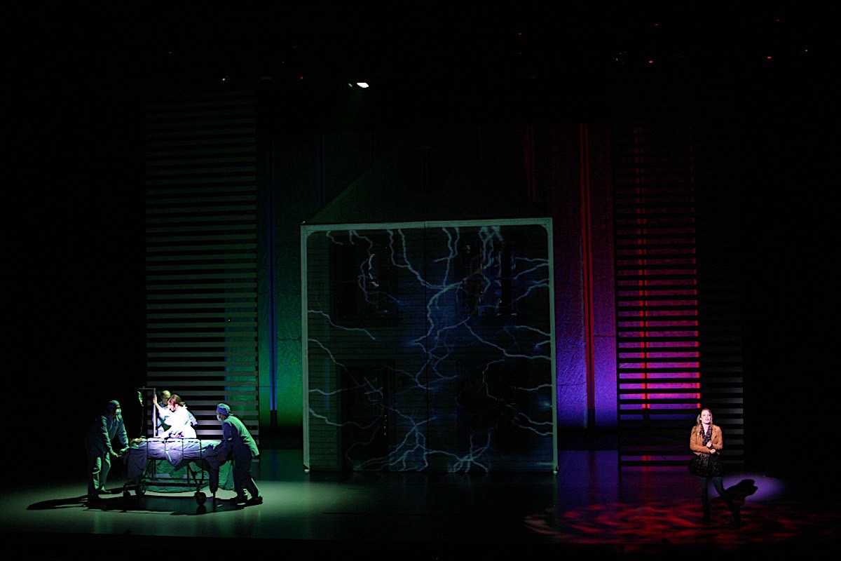 Photo 5 in 'Next To Normal' gallery showcasing lighting design by Mike Baldassari of Mike-O-Matic Industries LLC